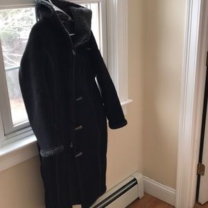 LL Beans woman’s winter jacket black/gray size S